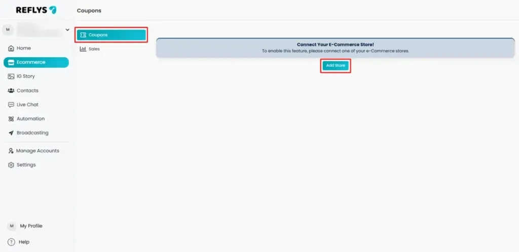 Add Ecommerce Store