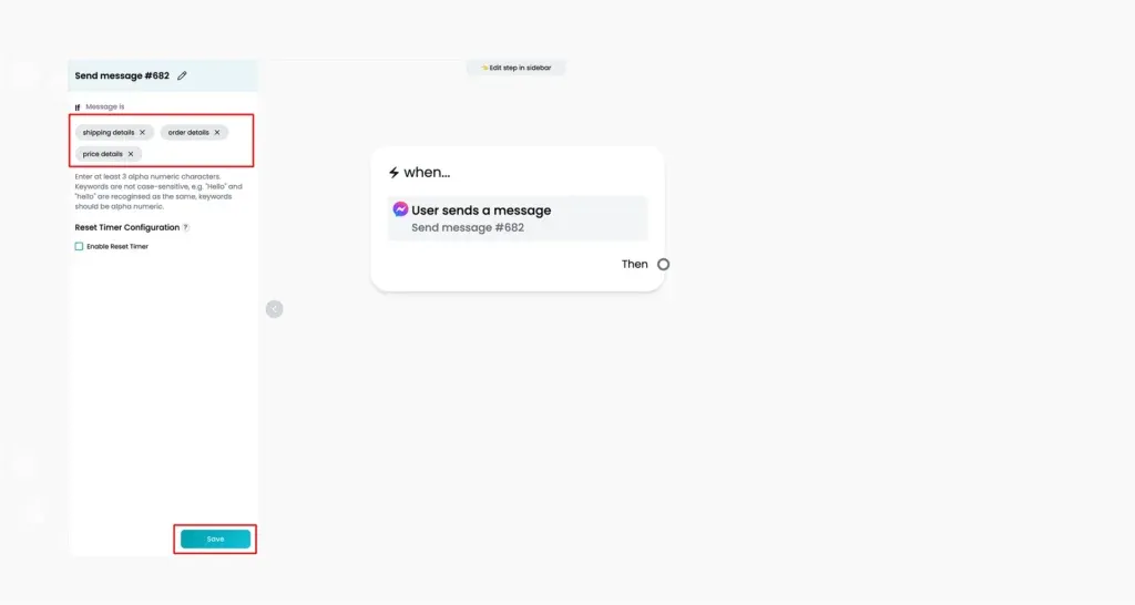 add keywords image