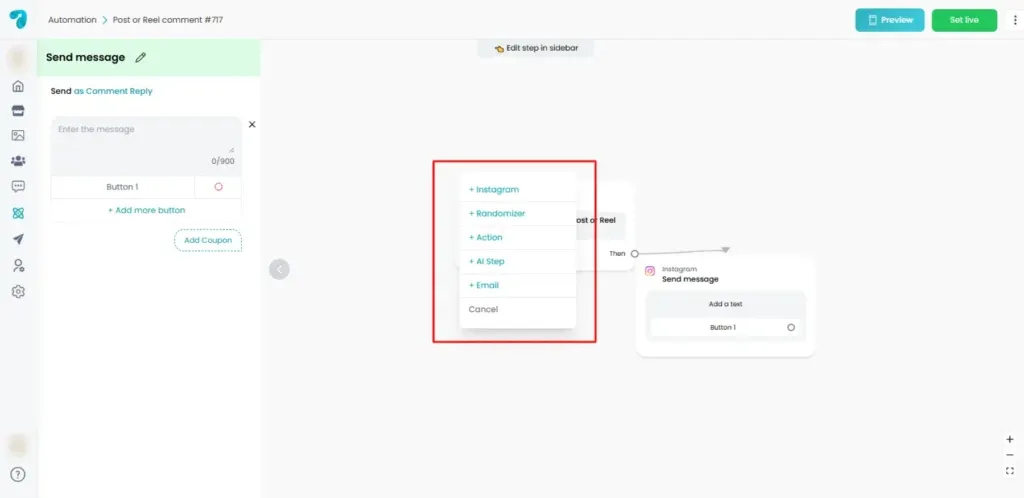 Automation Buttons