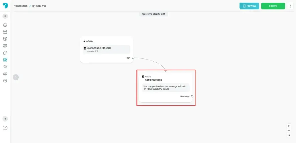 Conversation on TikTok Automation in Reflys