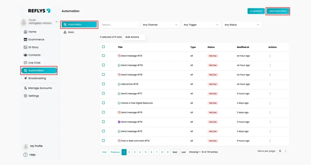 Create an SMS Automation image