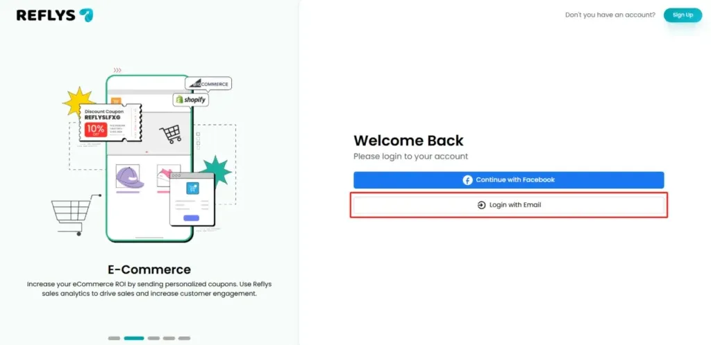Login with Email