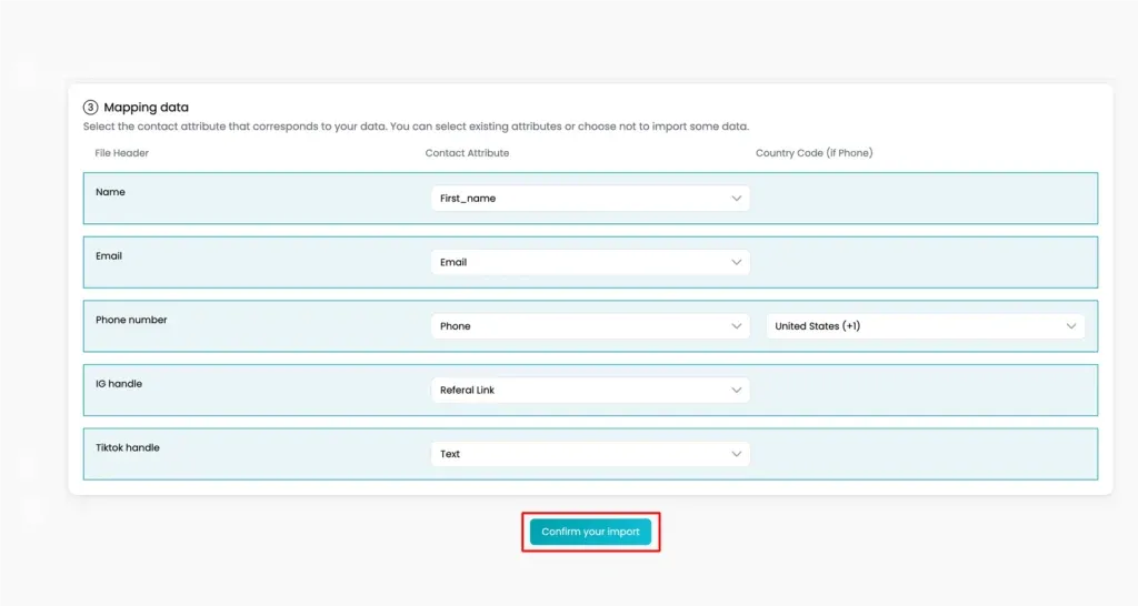 Match CSV Columns image
