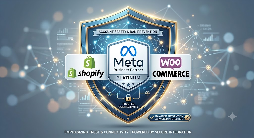 Official Meta API and native e-commerce integrations