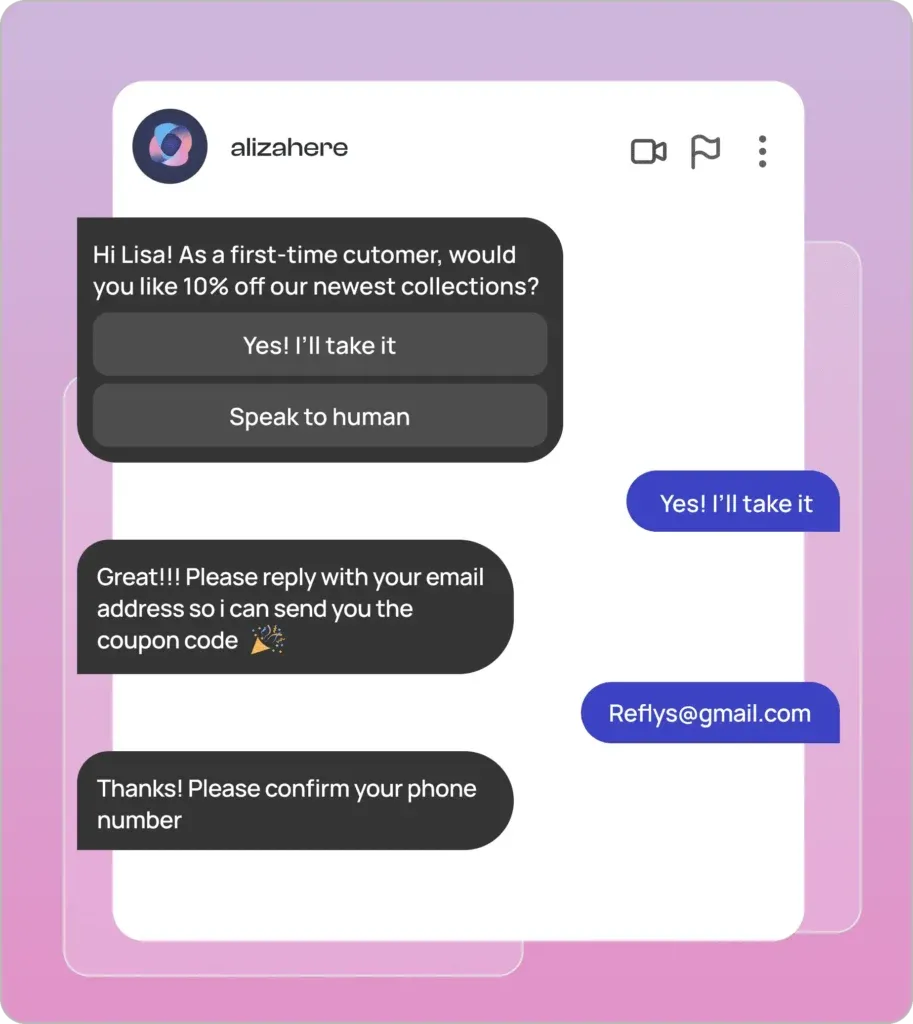 Potential customers engaging with sales automation tools