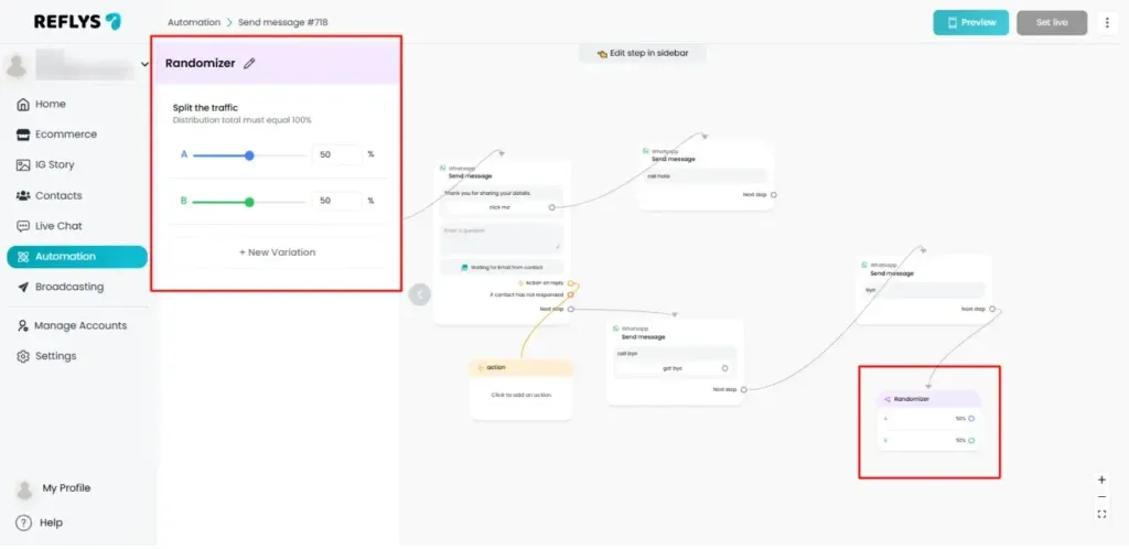 Randomizer Block of Automation