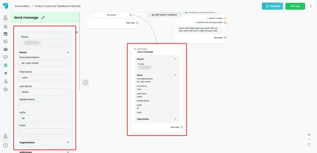 Send Your WhatsApp Contacts Using Reflys
