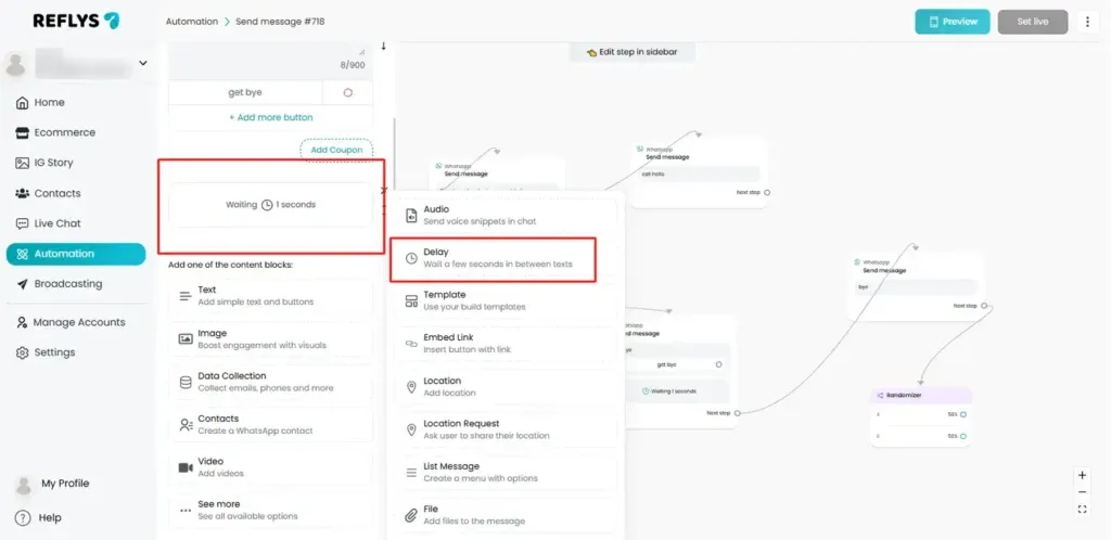 Smart Delay of Automation