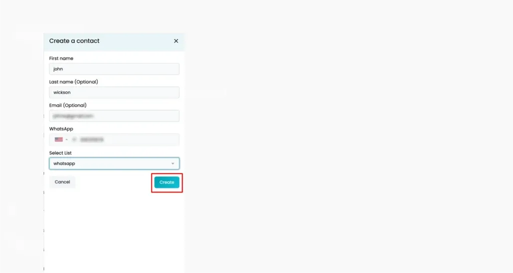 click Create image