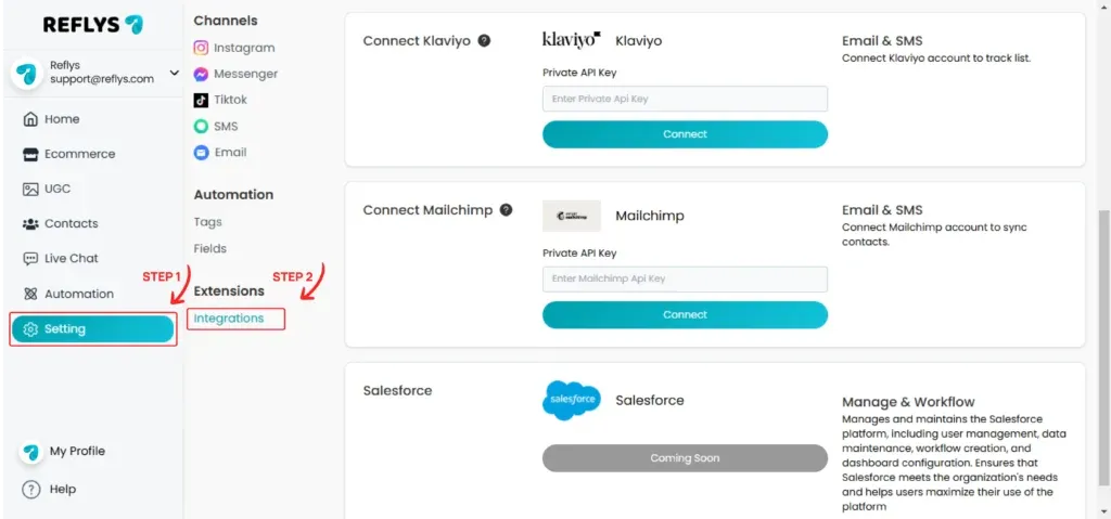 Mailchimp Integration